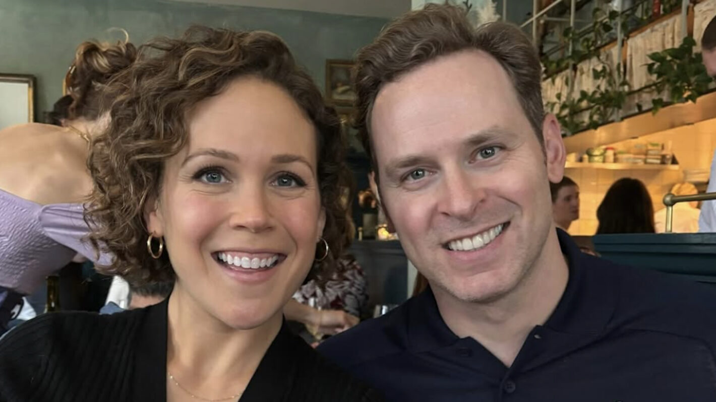 Erin Krakow and Ben Rosenbaum together