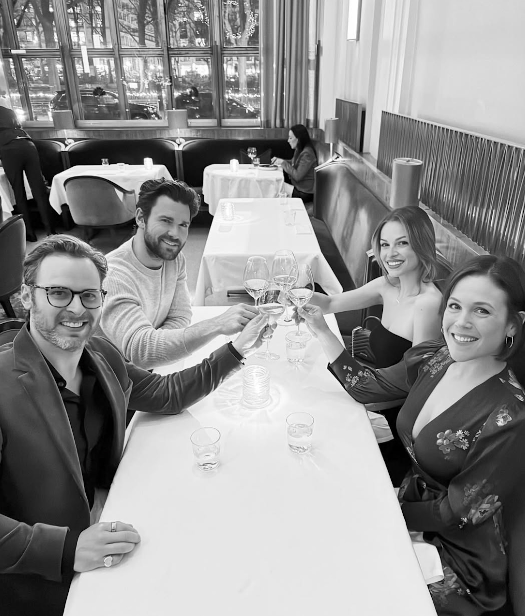 Kevin McGarry, Kayla Wallace, Ben Rosenbaum and Erin Krakow in New York