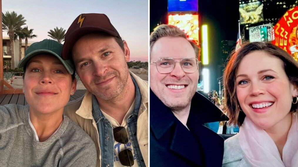 Erin Krakow and Ben Rosenbaum together