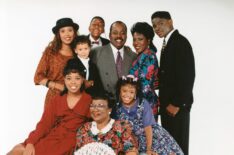 Telma Hopkins, Bryton James, Jaleel White, Reginald VelJohnson, Jo Marie Payton, Darius McCrary, Kellie Williams, Rosetta LeNoire, Jaimee Foxworth of Family Matters