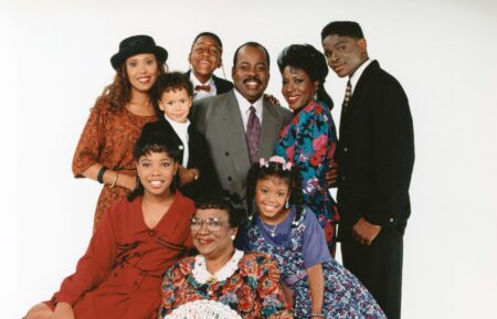 Telma Hopkins, Bryton James, Jaleel White, Reginald VelJohnson, Jo Marie Payton, Darius McCrary, Kellie Williams, Rosetta LeNoire, Jaimee Foxworth of Family Matters