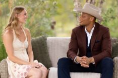 Dater Karina with Farmer Jay in the season premiere episode of FARMER WANTS A WIFE