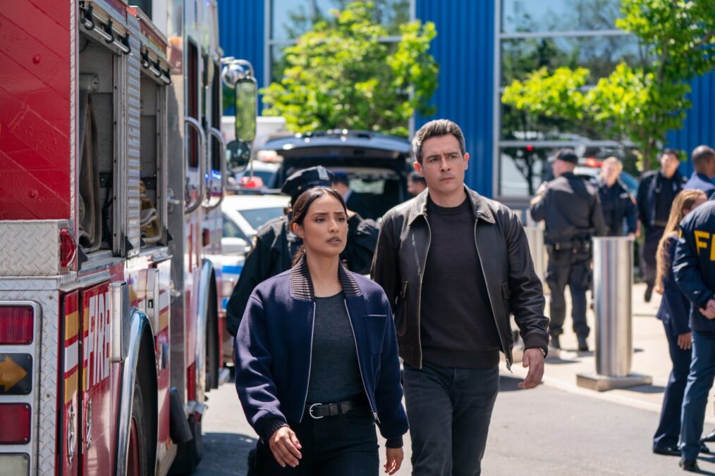 Emily Alabi as Dani Rhodes and John Boyd as Special Agent Stuart Scola — 'FBI' Season 7 Finale 