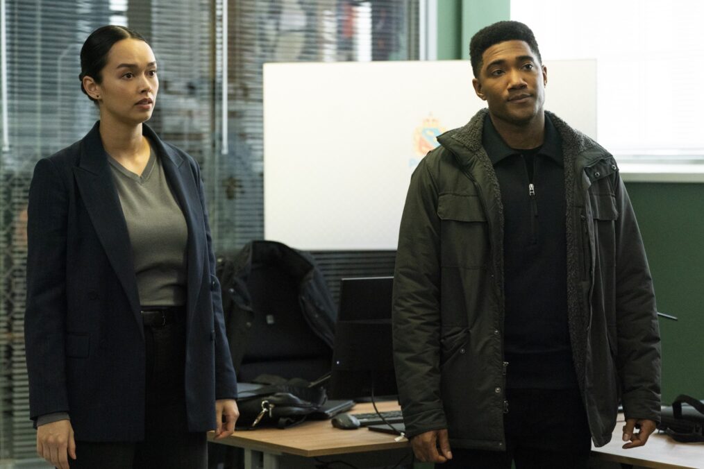 Vinessa Vidotto as Special Agent Cameron Vo and Carter Redwood as Special Agent Andre Raines — 'FBI: International' Season 2 Episode 19 