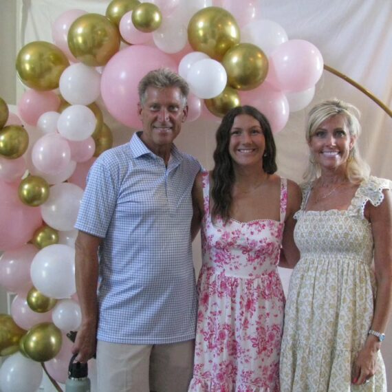 Gerry Turner with Lana Sutton and his granddaughter