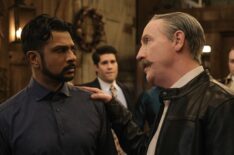 Utkarsh Ambudkar and Matt Walsh in 'Ghosts' Season 4 - 'The Devil Went Down to Woodstone'