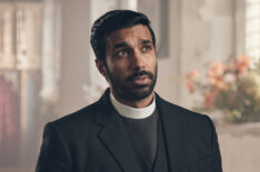 Rishi Nair as vicar Alphy Kottaram in 'Grantchester' Season 10 Episode 6