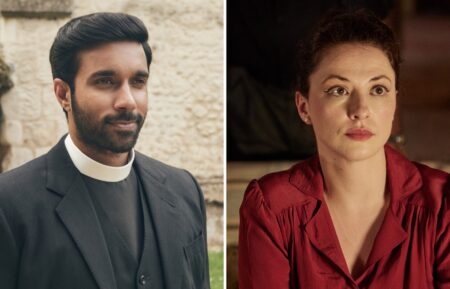 Rishi Nair and Christie Russell-Brown in 'Grantchester' Season 10