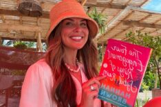 Hannah Brown with her book