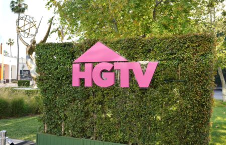 Signage is seen during the HGTV's 