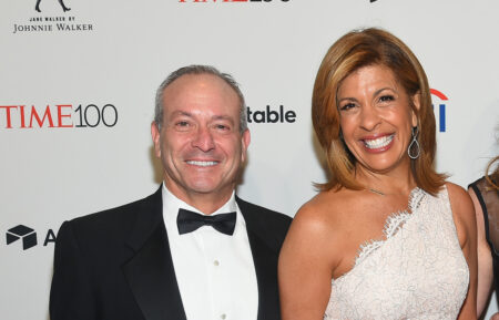 Joel Schiffman, Hoda Kotb, Savannah Guthrie, and Michael Feldman attend the 2018 Time 100 Gala at Jazz at Lincoln Center