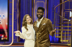Drew Barrymore and Nate Burleson — 'Hollywood Squares'