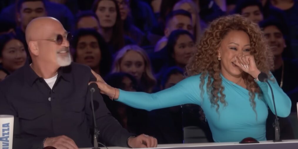 Howie Mandel and Mel B