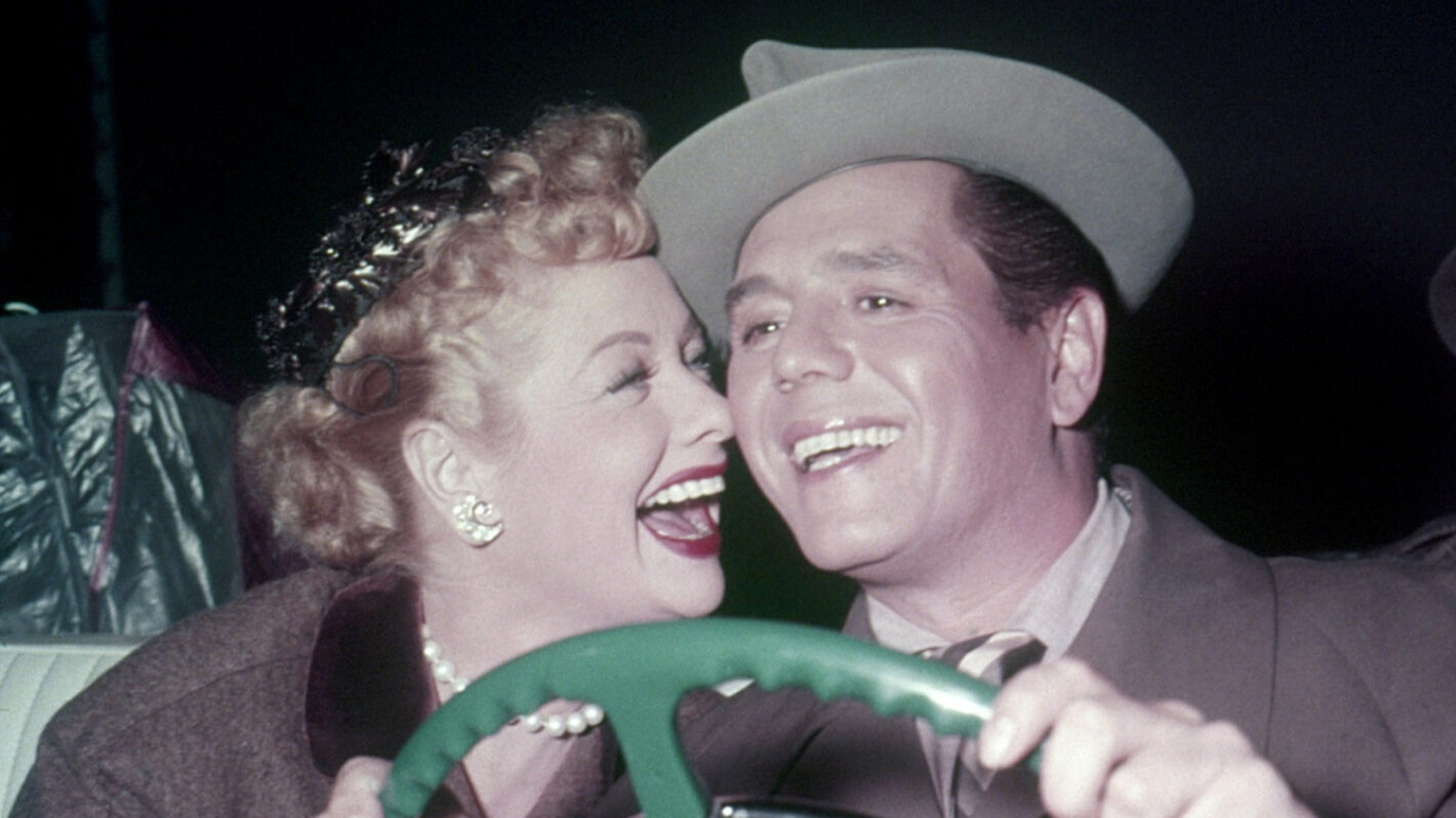 Lucille Ball as Lucy Ricardo and Desi Arnaz as Ricky Ricardo in 'I Love Lucy'