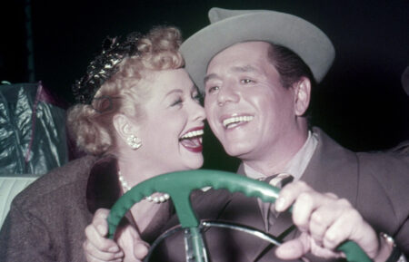 Lucille Ball as Lucy Ricardo and Desi Arnaz as Ricky Ricardo in 'I Love Lucy'