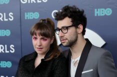 Actress Lena Dunham and Musician Jack Antonoff attend the New York Premiere of the Sixth & Final Season of 'Girls' at Alice Tully Hall, Lincoln Center