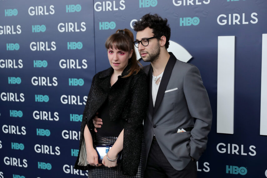 Actress Lena Dunham and Musician Jack Antonoff attend the New York Premiere of the Sixth & Final Season of