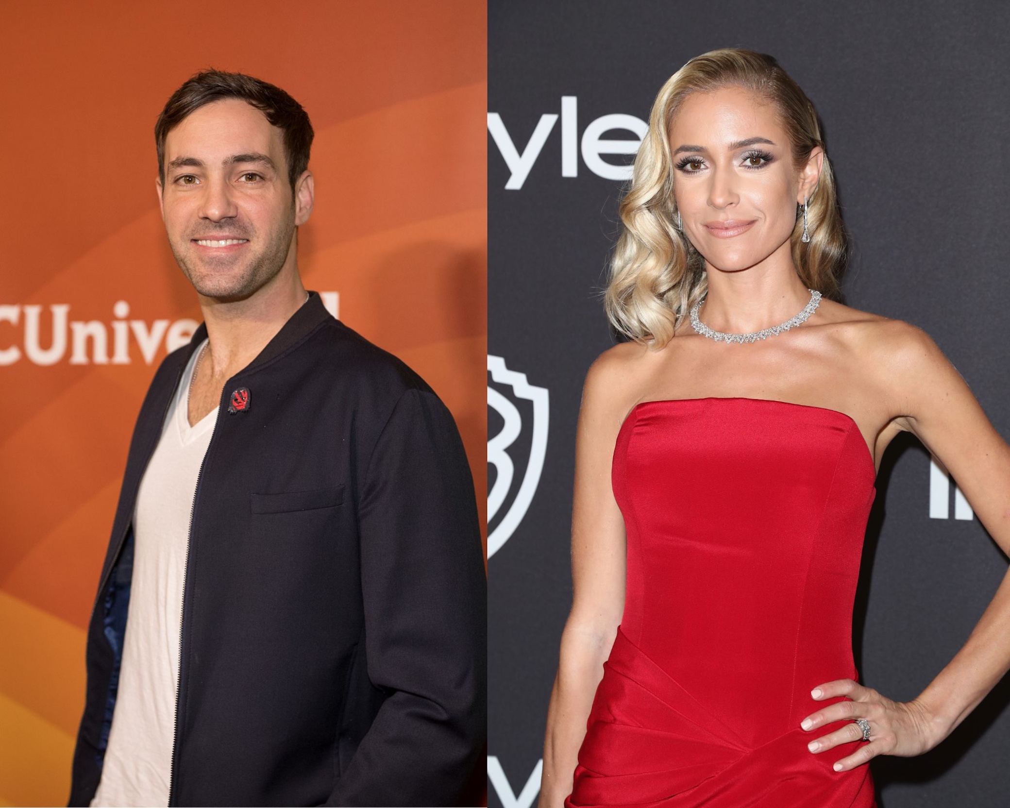 Jeff Dye (L) and Kristin Cavallari (R)