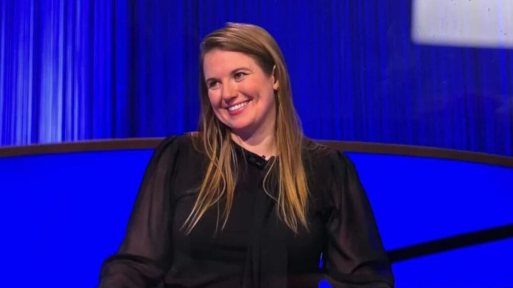 Jeopardy! contestant Bevin Blaber on the game show on June 19, 2025