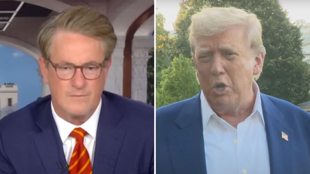 Joe Scarborough and Donald Trump