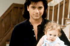 John Stamos and Mary-Kate Ashley Olsen in Full House