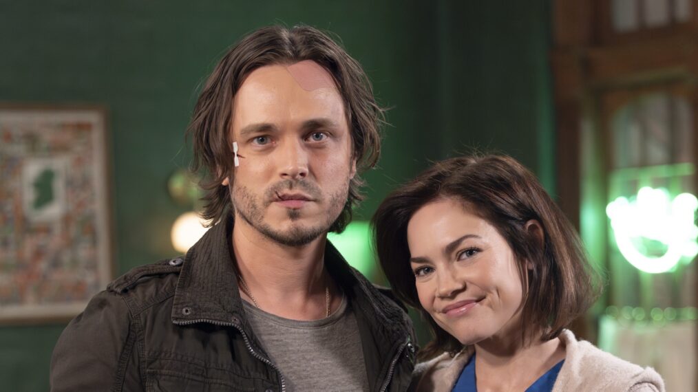 Jonathan Jackson and Rebecca Herbst as Lucky and Elizabeth on 'General Hospital'