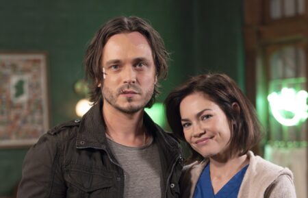 Jonathan Jackson and Rebecca Herbst as Lucky and Elizabeth on 'General Hospital'