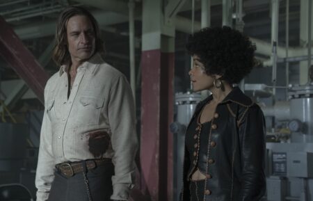 Josh Holloway and Rachel Hilson on Duster