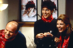 Enrico Colantoni, Wendie Malick, and Laura San Giacomo in 'Just Shoot Me'
