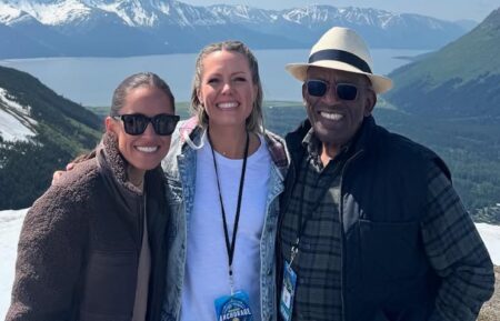 Kaylee Hartung, Dylan Dreyer, and Al Roker film 'Today' in Alaska