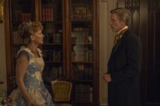 Kelli O'Hara and Ward Horton as Aurora and Charles in 'The Gilded Age' Season 3