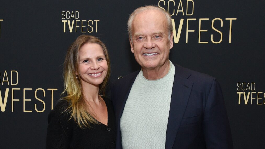 Kayte Walsh and Kelsey Grammer attend Press Junket: 'Frasier' during day two of the 12th SCAD TVfest