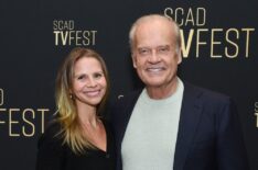 Kayte Walsh and Kelsey Grammer attend Press Junket: 'Frasier' during day two of the 12th SCAD TVfest
