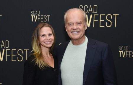 Kayte Walsh and Kelsey Grammer attend Press Junket: