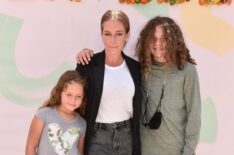 Hank Baskett IV, Kendra Wilkinson and Alijah Mary Baskettattend Luxury Plant-Based Skincare Line Evereden Celebrates The Launch Of Their New Clean Kids Line