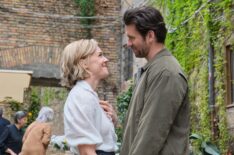 Kevin McGarry and Eloise Mumford as Leo and Liara in 'Villa Amore'