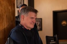 Kevin Williamson on 'The Waterfront' set