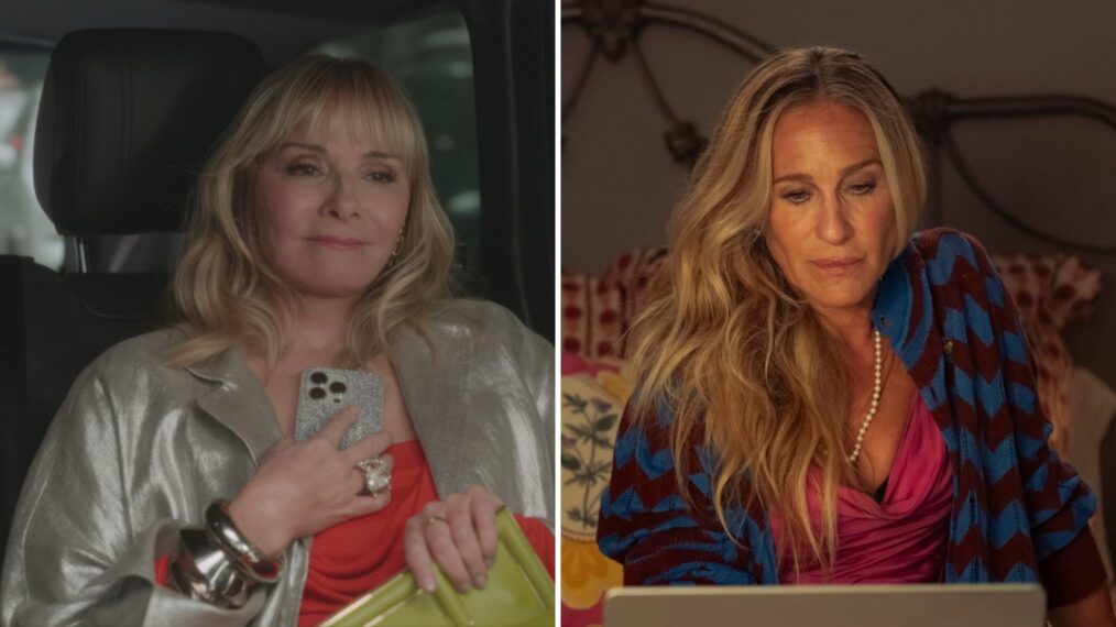 Kim Cattrall and Sarah Jessica Parker as Samantha and Carrie on 'And Just Like That'