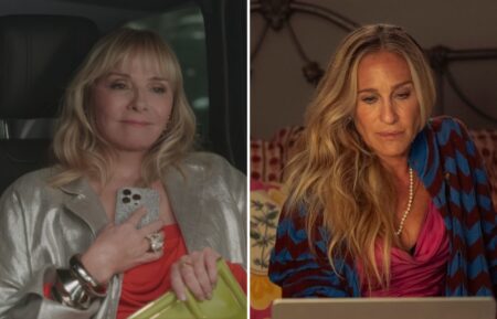 Kim Cattrall and Sarah Jessica Parker as Samantha and Carrie on 'And Just Like That'