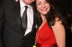 Kristin Davis and Chris Noth attend the 11th annual Costume Designers Guild Awards reception held at the Four Seasons Beverly Wilshire Hotel on Februray 17, 2009 in Beverly Hills, California.
