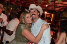 Lauren Alaina and Cam Arnold attend the launch of Golden West Boots
