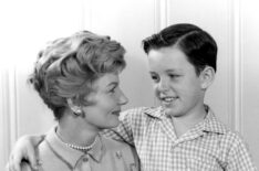 Barbara Billingsley and Jerry Mathers in Leave It To Beaver