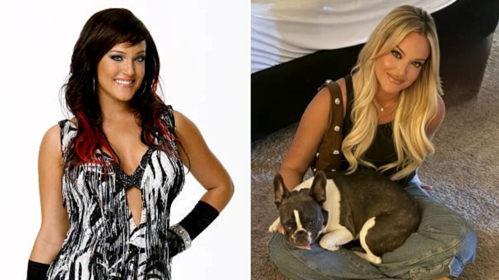 Lacey Schwimmer in 2008 and 2025