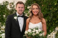 Daniel Hastings, Taylor Haag at the wedding in 'Love Is Blind' Season 8