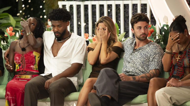 Michelle “Chelley” Bissainthe, Chris Seeley, Iris Kendall, Zac Woodworth, Cierra Ortega on 'Love Island USA' Season 7