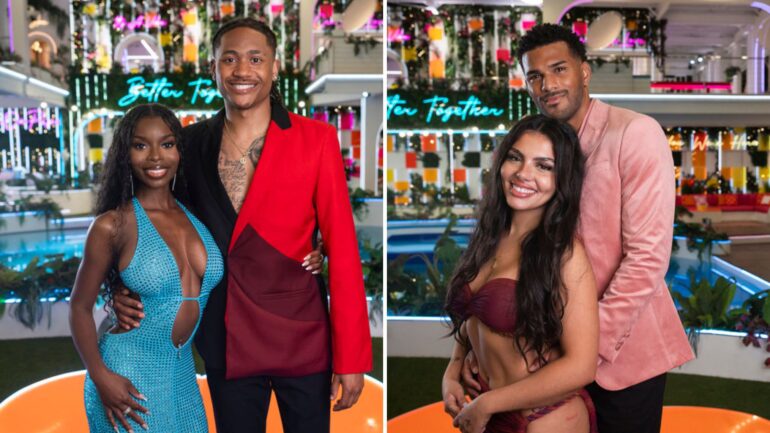 Olandria and Taylor, Huda and Jeremiah of 'Love Island USA' Season 7
