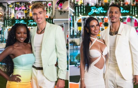 Yulissa Escobar, Ace Green of 'Love Island USA' Season 7 / Michelle “Chelley” Bissainthe, Austin Shepard of 'Love Island USA' Season 7
