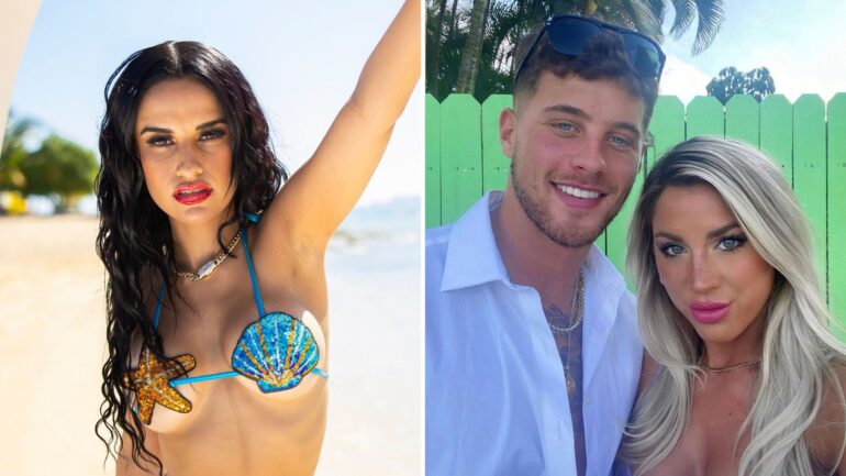 Yulissa Escobar, Josh Goldstein and Shannon St. Clair of 'Love Island USA'