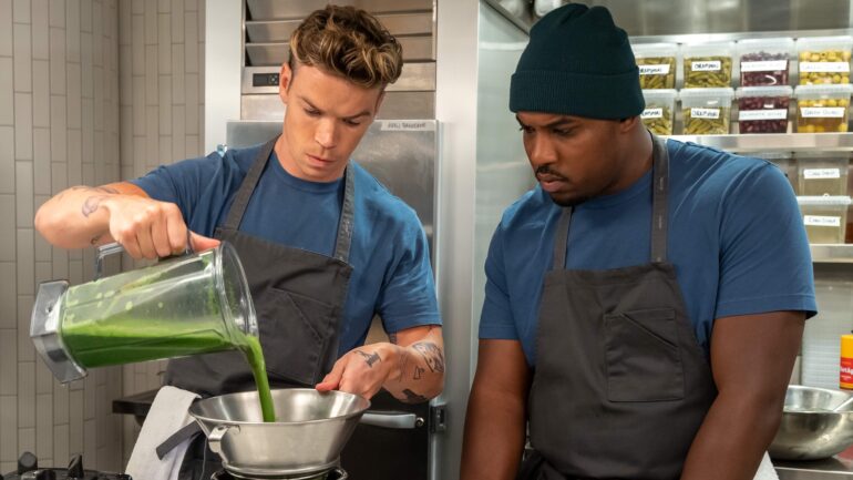 Will Poulter as Luca, Lionel Boyce as Marcus.