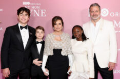 Mariska Hargitay, Peter Hermann, and children Augusy, Andrew, and Amanda